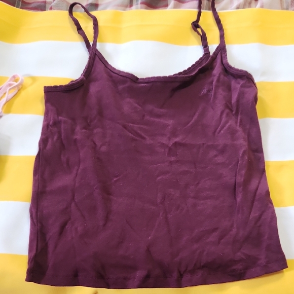 Victoria's Secret Camisoles in Pink, Black, and Burgundy - Picture 4 of 6